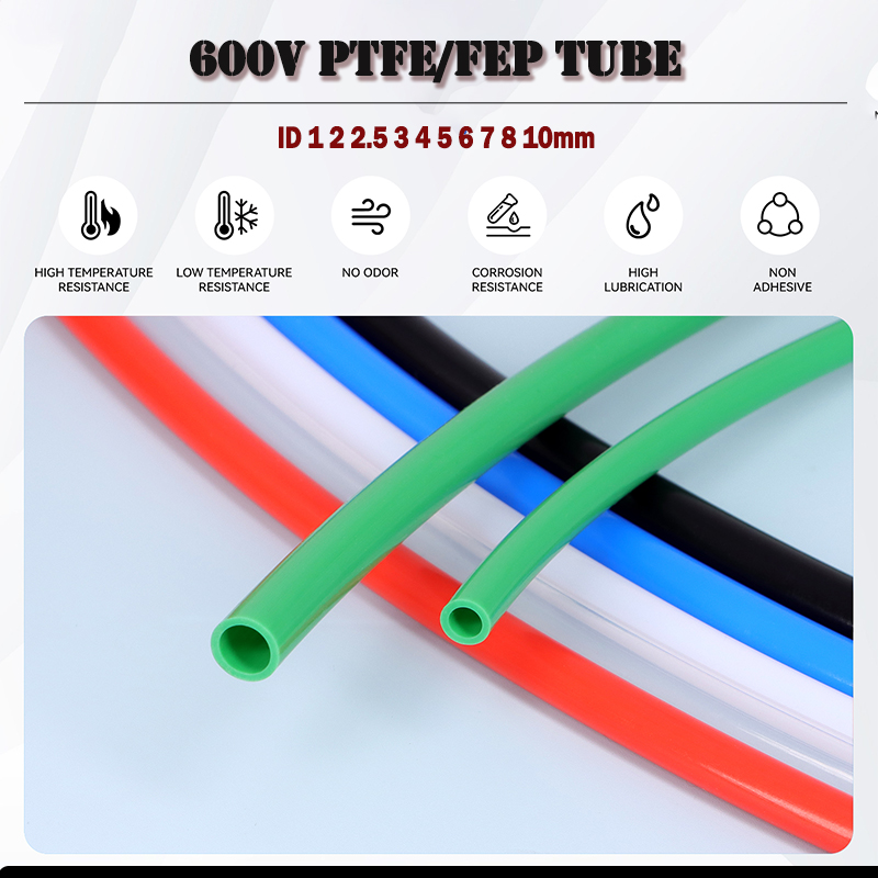 Ptfe Tape Thread - 600V PTFE/FEP Tube ID 1 2
